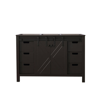 Lexora Marsyas 48 in. Brown Single Sink Bath Vanity