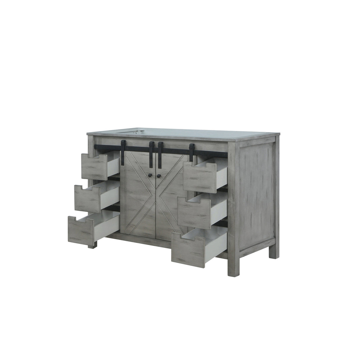 Lexora Marsyas 48 in. Ash Grey Single Sink Bath Vanity