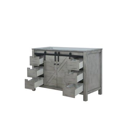 Lexora Marsyas 48 in. Ash Grey Single Sink Bath Vanity