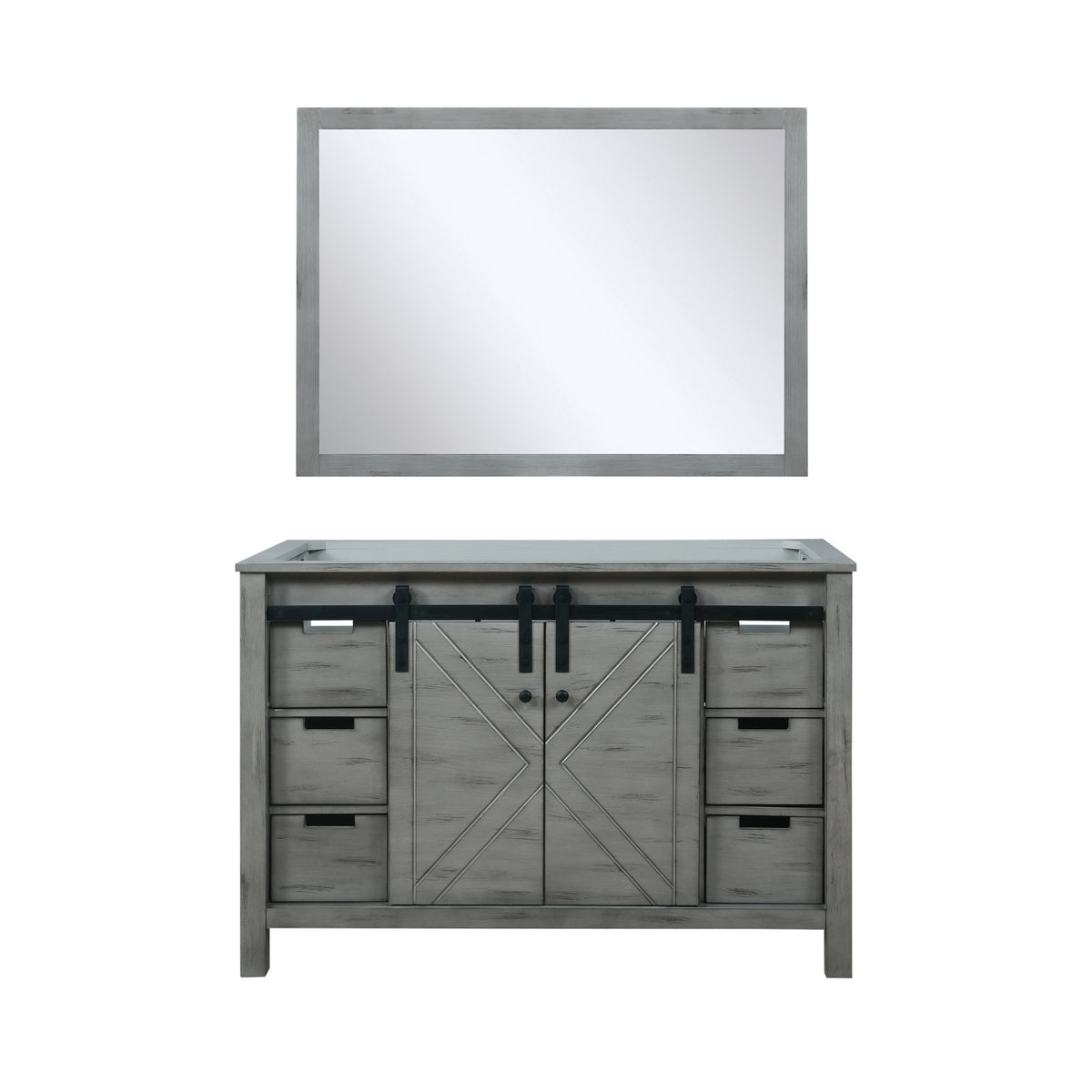 Lexora Marsyas 48 in. Ash Grey Single Sink Bath Vanity
