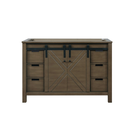 Lexora Marsyas 48 in. Rustic Brown Single Sink Bath Vanity