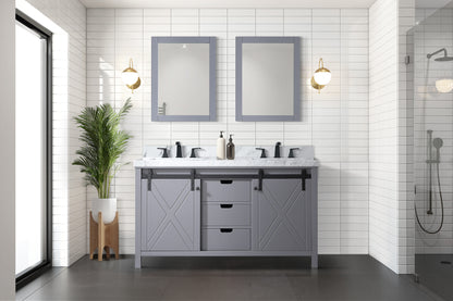 Lexora Marsyas 60 in. Dark Grey Double Sink Bath Vanity