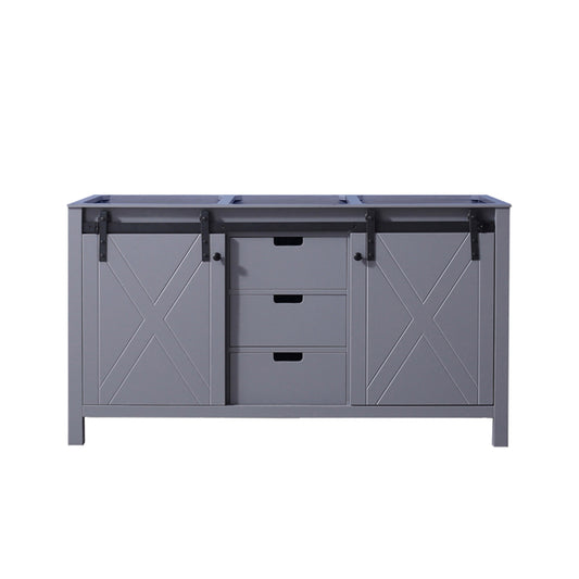 Lexora Marsyas 60 in. Dark Grey Double Sink Bath Vanity