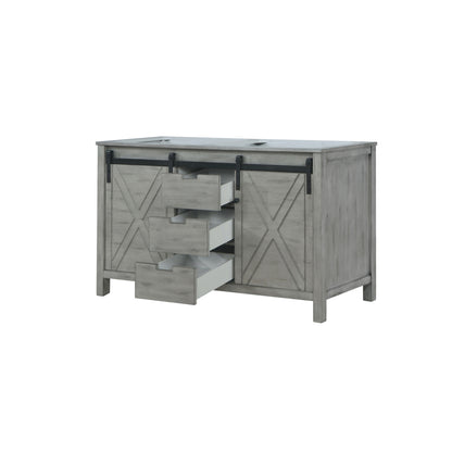 Lexora Marsyas 60 in. Ash Grey Double Sink Bath Vanity