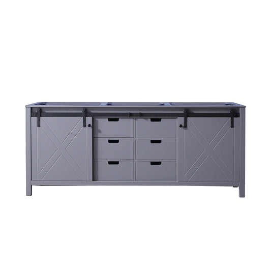 Lexora Marsyas 80 in. Dark Grey Double Sink Bath Vanity