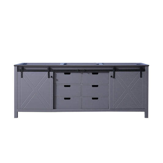 Lexora Marsyas 84 in. Dark Grey Double Sink Bath Vanity