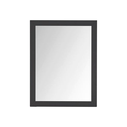 Lexora Castor 28 in W x 36 in H Black Mirror