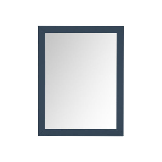Lexora Castor 28 in W x 36 in H Blue Mirror