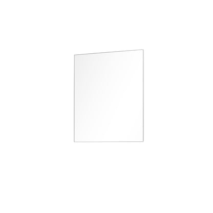 Lexora Abbey 36 in W x 36 in H Brushed Nickel Mirror