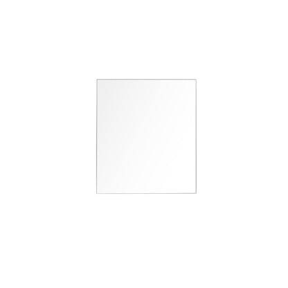 Lexora Abbey 36 in W x 36 in H Brushed Nickel Mirror
