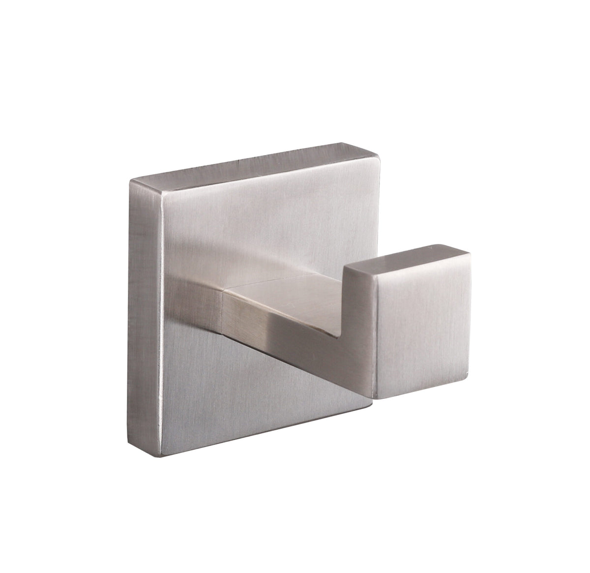 Lexora Bagno Lucido Stainless Steel Robe Hook in Satin Nickel