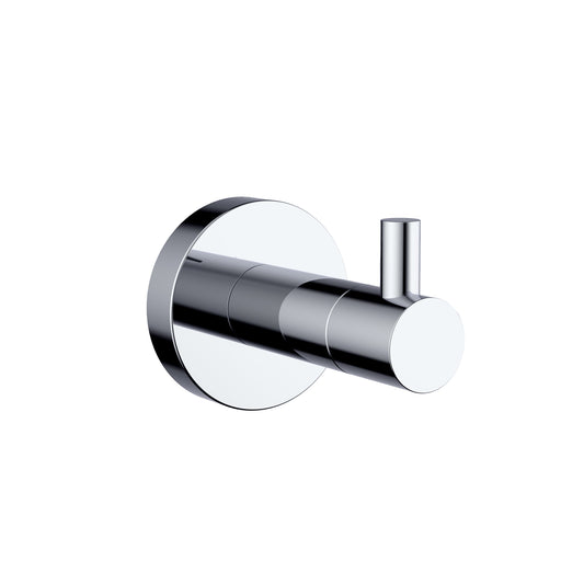 Lexora Bagno Nera Stainless Steel Robe Hook in Chrome