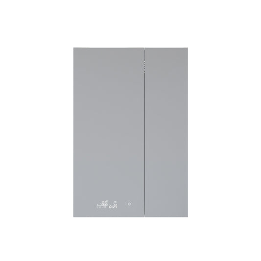 Lexora Savera 24 in. W x 36 in. H Recessed or Surface-Mount LED Mirror Medicine Cabinet with Defogger