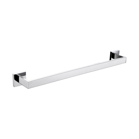 Lexora Bagno Lucido Stainless Steel 24 in. Towel Bar in Chrome