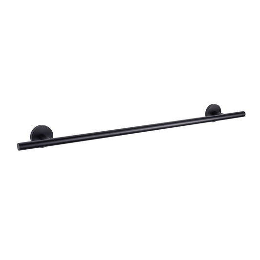 Lexora Bagno Nera Stainless Steel 30 in. Towel Bar in Matte Black