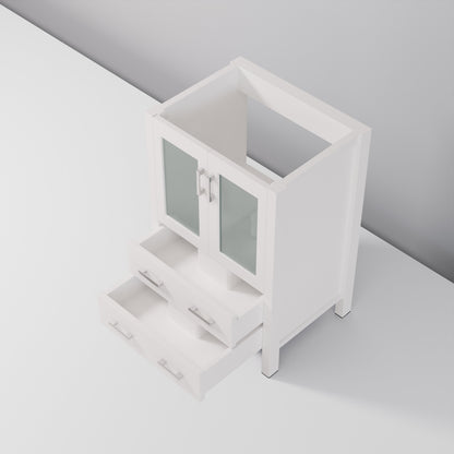 Lexora Volez 24 in. White Single Sink Bath Vanity