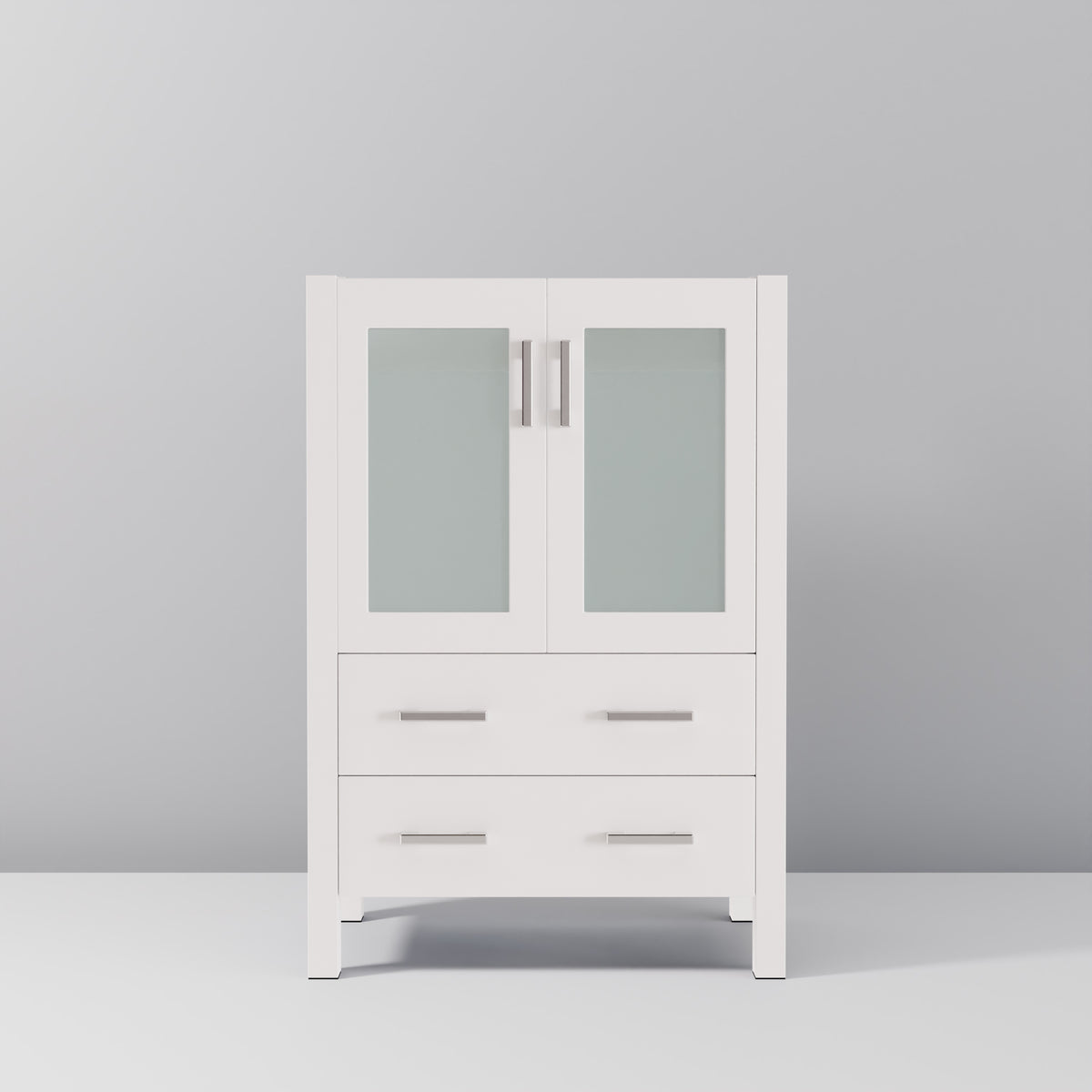 Lexora Volez 24 in. White Single Sink Bath Vanity