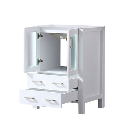 Lexora Volez 24 in. White Single Sink Bath Vanity
