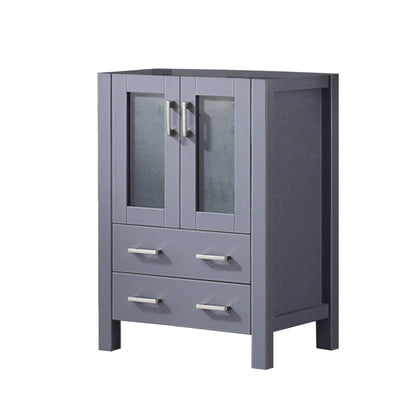 Lexora Volez 24 in. Dark Grey Single Sink Bath Vanity