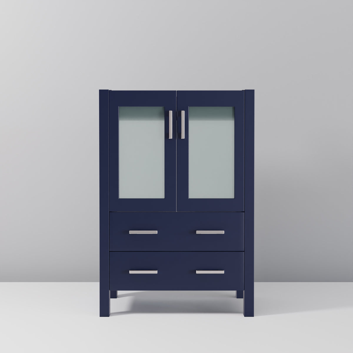 Lexora Volez 24 in. Navy Blue Single Sink Bath Vanity