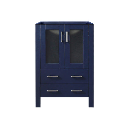 Lexora Volez 24 in. Navy Blue Single Sink Bath Vanity