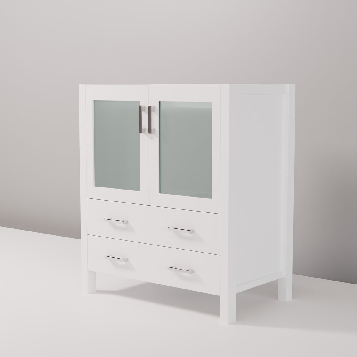 Lexora Volez 30 in. White Single Sink Bath Vanity