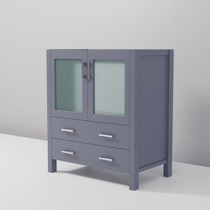 Lexora Volez 30 in. Dark Grey Single Sink Bath Vanity