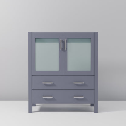 Lexora Volez 30 in. Dark Grey Single Sink Bath Vanity