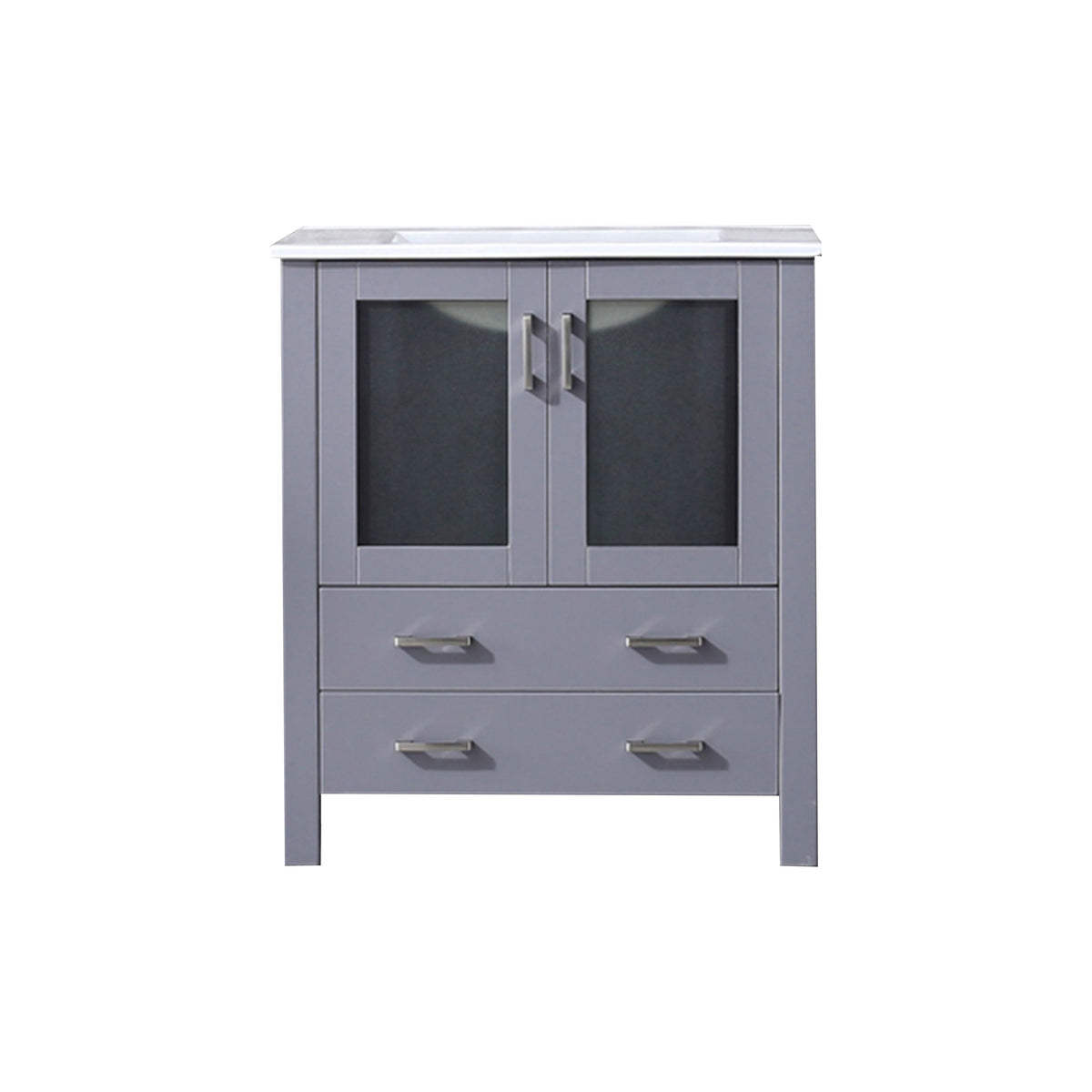 Lexora Volez 30 in. Dark Grey Single Sink Bath Vanity