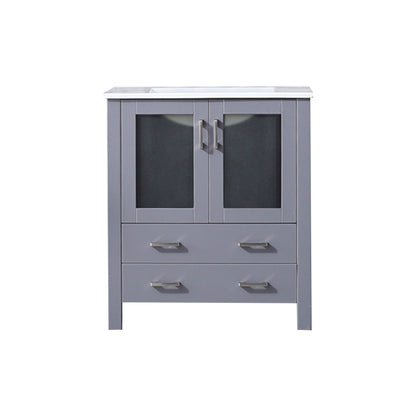 Lexora Volez 30 in. Dark Grey Single Sink Bath Vanity