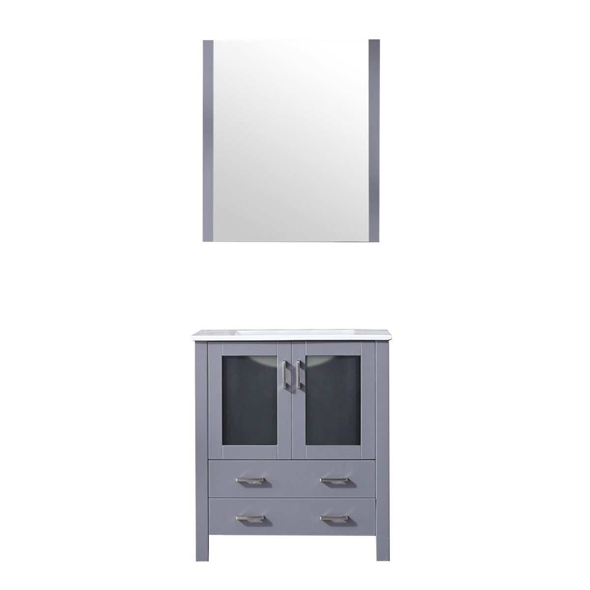 Lexora Volez 30 in. Dark Grey Single Sink Bath Vanity