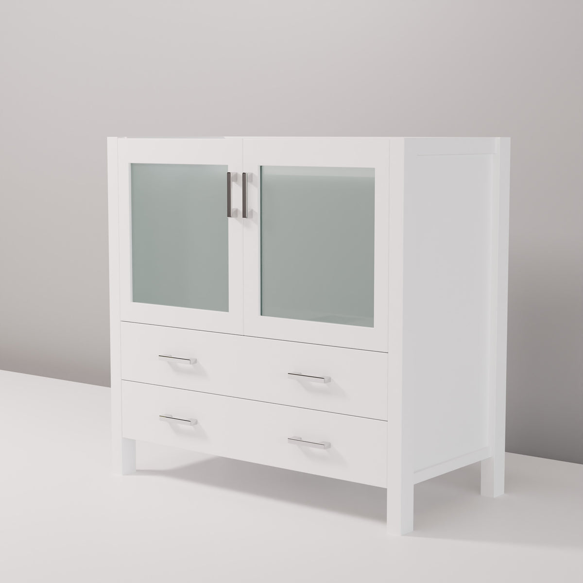 Lexora Volez 36 in. White Single Sink Bath Vanity
