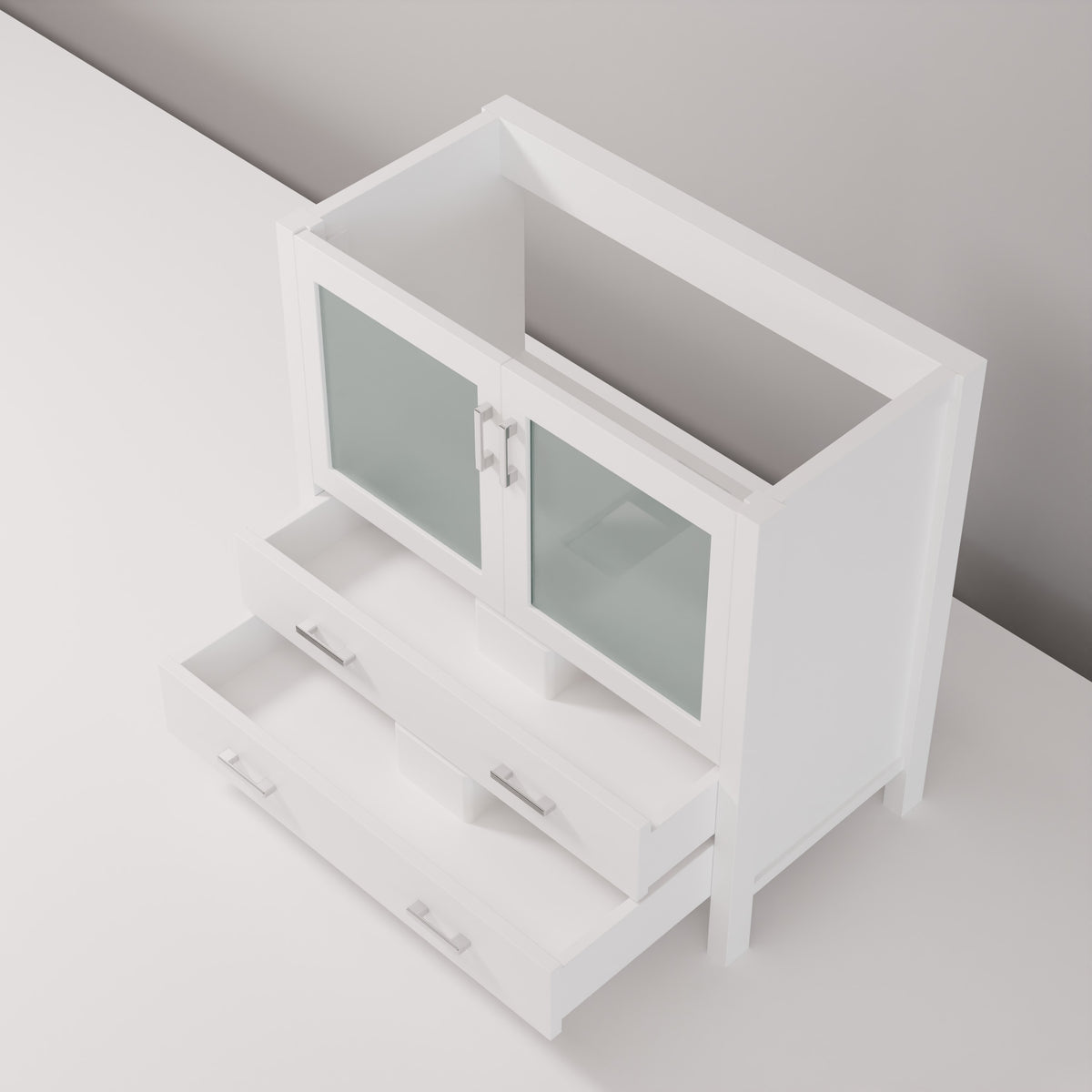Lexora Volez 36 in. White Single Sink Bath Vanity