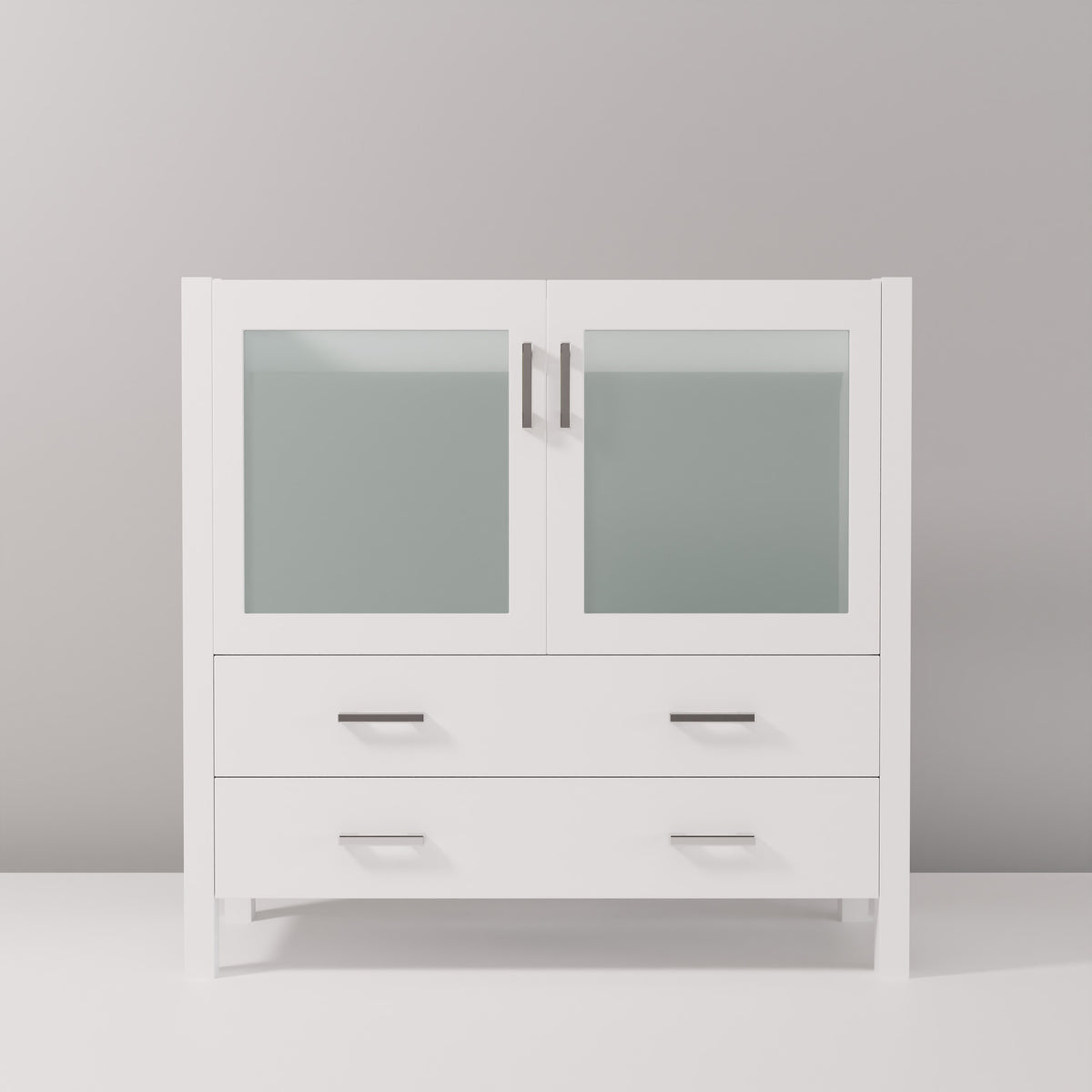 Lexora Volez 36 in. White Single Sink Bath Vanity