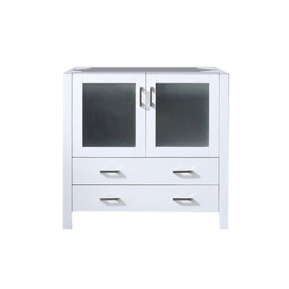Lexora Volez 36 in. White Single Sink Bath Vanity