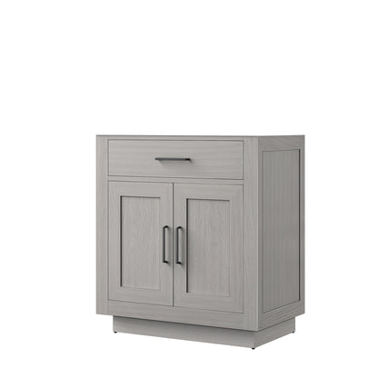 Lexora Abbey 30 in. White Oak Single Sink Bath Vanity