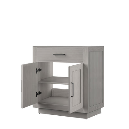 Lexora Abbey 30 in. White Oak Single Sink Bath Vanity