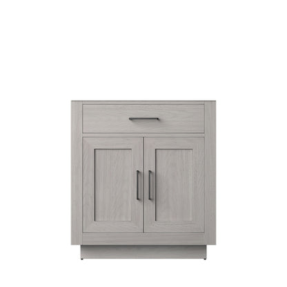 Lexora Abbey 30 in. White Oak Single Sink Bath Vanity