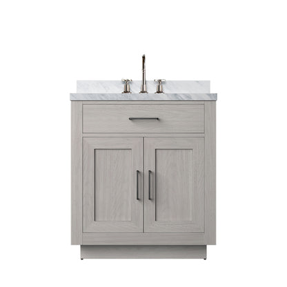 Lexora Abbey 30 in. White Oak Single Sink Bath Vanity