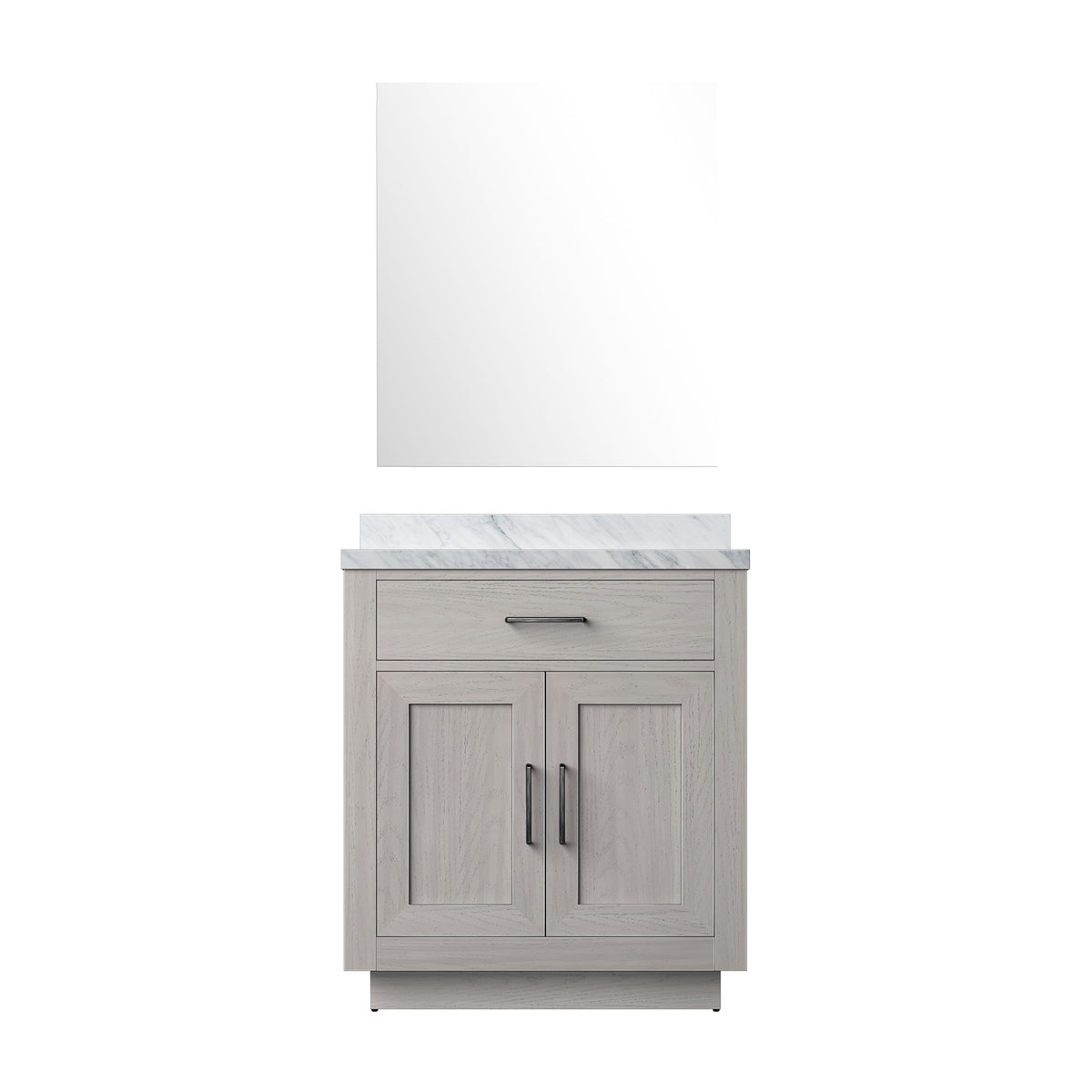 Lexora Abbey 30 in. White Oak Single Sink Bath Vanity