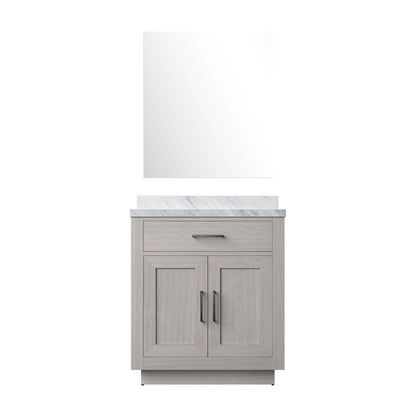 Lexora Abbey 30 in. White Oak Single Sink Bath Vanity