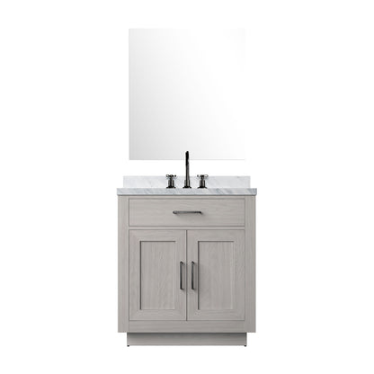Lexora Abbey 30 in. White Oak Single Sink Bath Vanity
