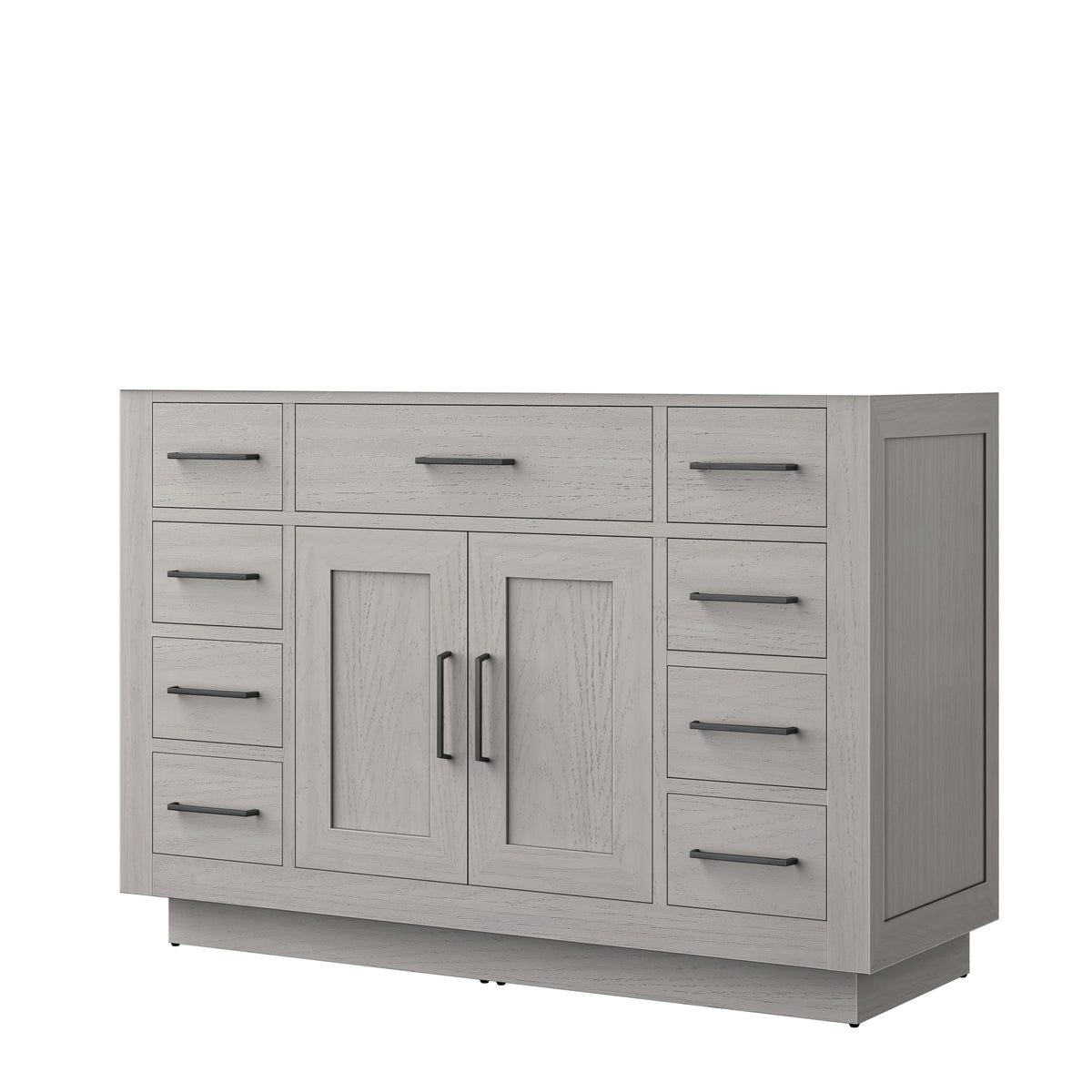 Lexora Abbey 48 in. White Oak Single Sink Bath Vanity