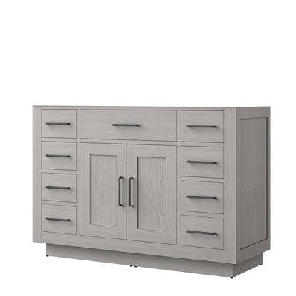 Lexora Abbey 48 in. White Oak Single Sink Bath Vanity