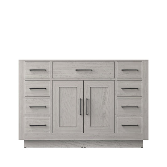 Lexora Abbey 48 in. White Oak Single Sink Bath Vanity