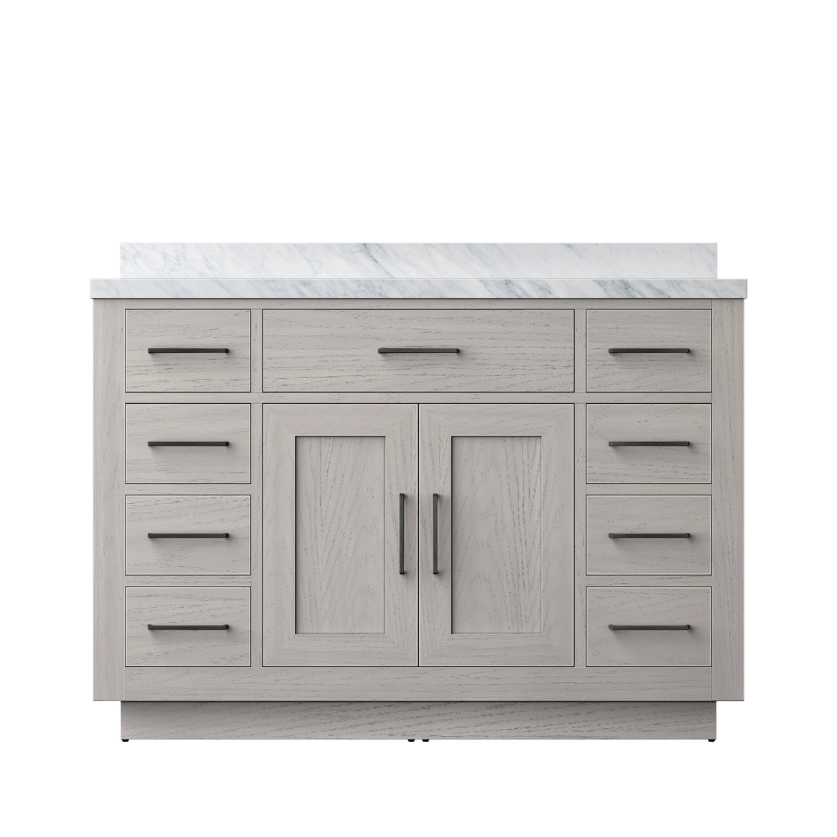 Lexora Abbey 48 in. White Oak Single Sink Bath Vanity