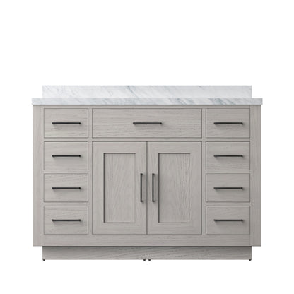 Lexora Abbey 48 in. White Oak Single Sink Bath Vanity