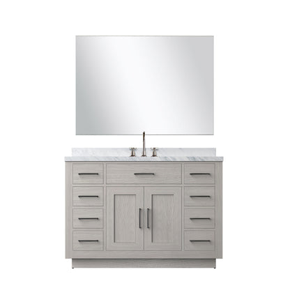 Lexora Abbey 48 in. White Oak Single Sink Bath Vanity