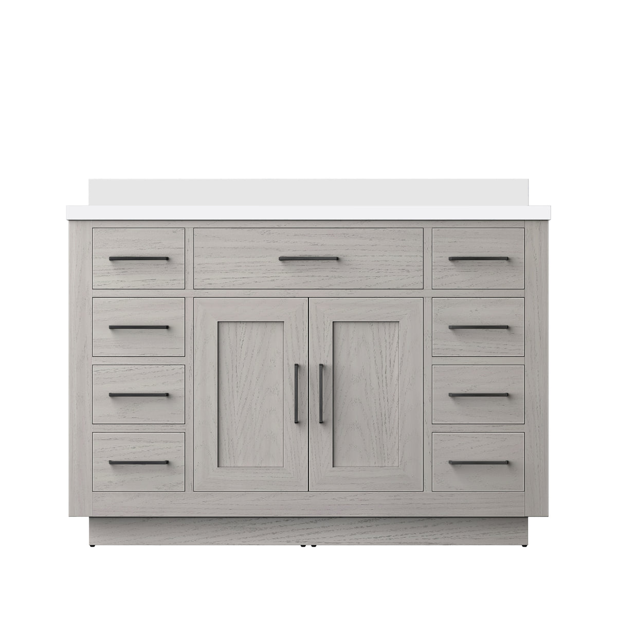 Lexora Abbey 48 in. White Oak Single Sink Bath Vanity