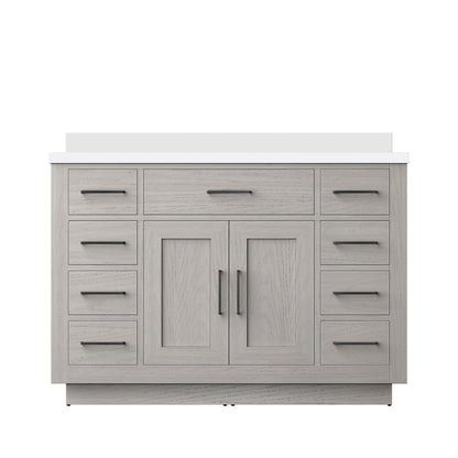 Lexora Abbey 48 in. White Oak Single Sink Bath Vanity